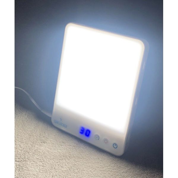 Suncatcher Plus LED Light Therapy Lamp Timer 3 Settings 10,000 Lux UV Free Mood