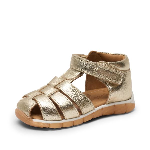 Bisgaard Unisex Billie Sandal, Gold, 24 EU