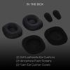 6pcs B350-XT Blue Parrot Replacement Foam Ear Pads, Mic Windscreen Cushion Kit
