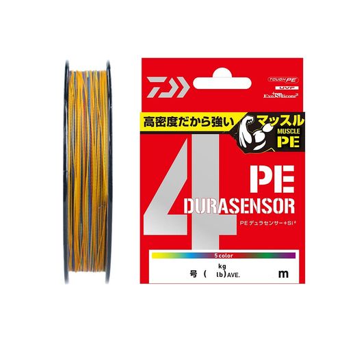 DAIWA PE Line UVF PE Dura Sensor X4+Si2 No. 4, 668.4 ft (200 m), Multicolor