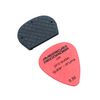 Delrin Guitar Pick with Removable Dynamic Knurl Rubber Grip (0.50 - Red)