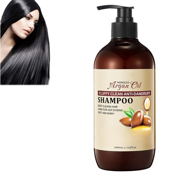 500ml Marokkanisches Arganöl-Shampoo, Argan Oil Shampoo, Feuchtigkeitsspendendes Shampoo für Damen und Herren, Weiche und Geschmeidige Haare, Kopfhautpflege, für alle Haartypen shampoos1 (3)