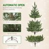 7ft Artificial Sparse Christmas Tree with Steel Stand