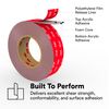 3M VHB Tape 4991, 0.5 in width x 5 yd length (1 Roll)