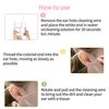 WillTen 2Pcs Disposable Ear Piercing Kit, Silver Stud Earrings, Piercing Gun Kit