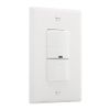 Eaton VS306U-W 600-Watt 120V Wall Mount Occupancy/Vacancy Sensor without Wallplate, White