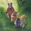 Museums & Galleries Wind in the Willows by Chris Dunn 8 Square Notecards Wallet