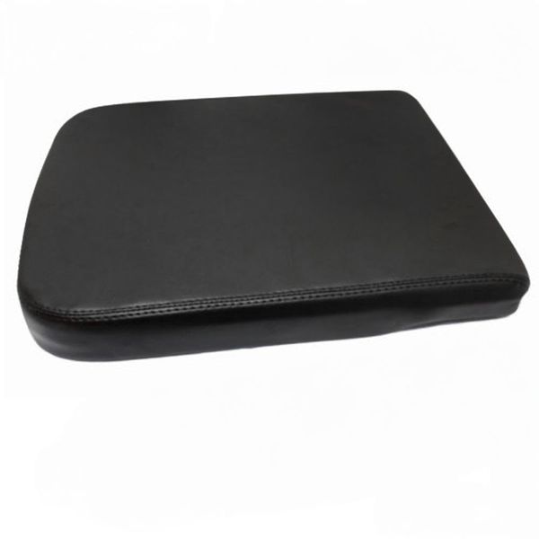 DOTCOM Center Console Lid Cover Compatible with Dodge Ram 1500 2500 3500 2002-2008 Black Microfiber Leather