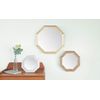 Paradec Prologue Octagon Stand & Wall Mirror, Small (PGC) Gold