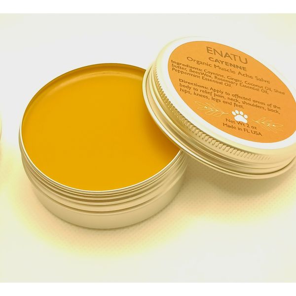 Cayenne Organic Muscle Ache Salve 2 Oz