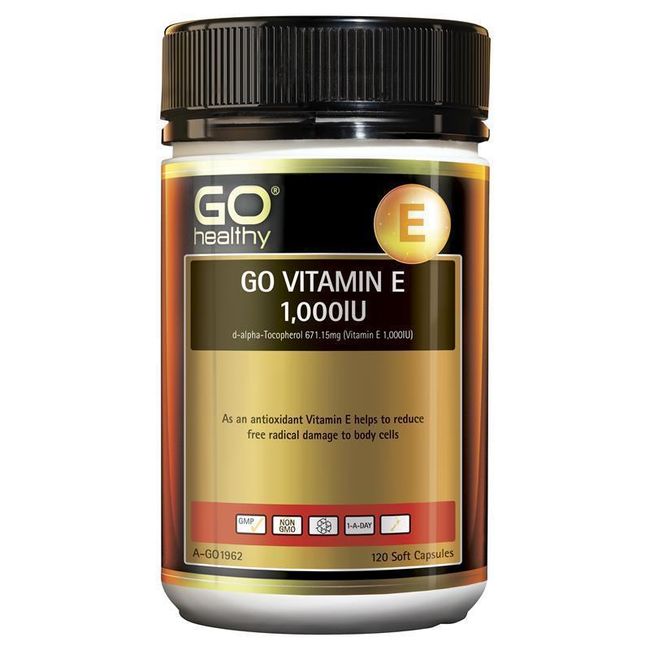 Australia Go Healthy Vitamin E 1000IU 120 Soft Capsules