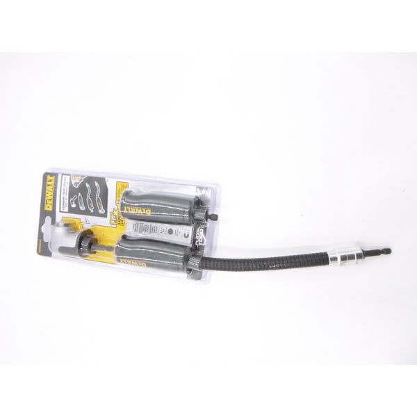 DeWalt 3 Piece Right Angle Drill Adapter Attachment 90 Degree - DWAMRASETFT