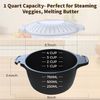 Professional 3 Piece Set Micro Cookware, Microwave Veggie Steamer, Microwave Ric