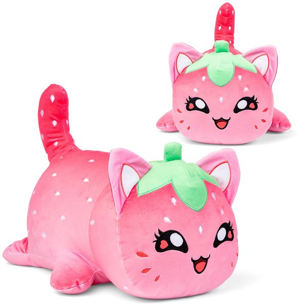 Aphmau MeeMeow Jumbo Plush; Strawberry Jumbo Plush, YouTube Gaming Channel, Official Merch