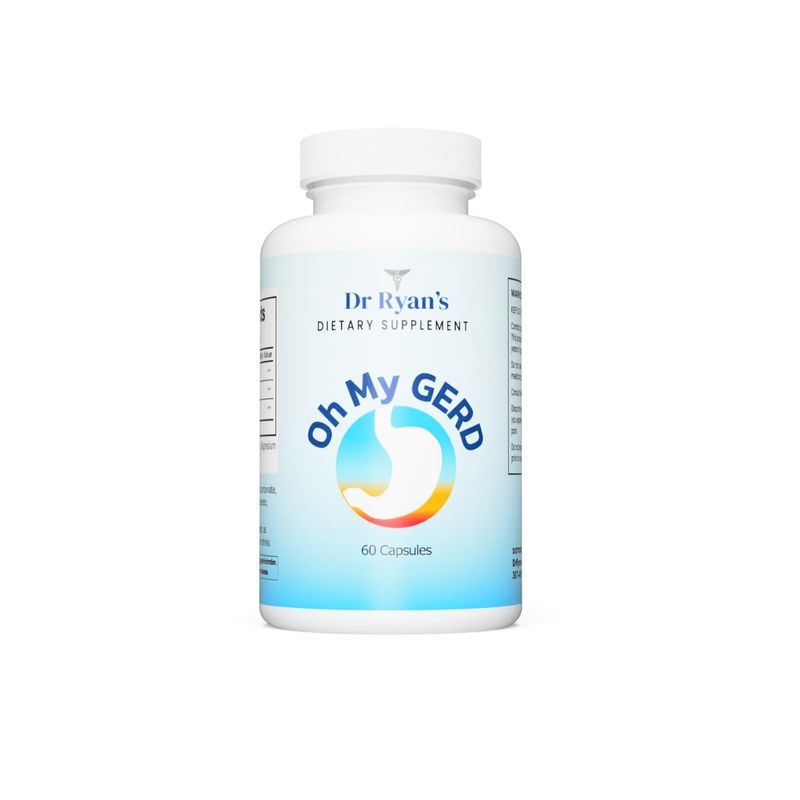 Dr Ryan's - Oh My GERD Capsules - for Acid Reflux, GERD, Heartburn ...