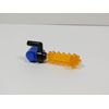 LEGO Chainsaw Saw Weapon Trans Orange Blade Tool Accessory Minifig J5