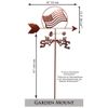 Hand Made 5TH Wheel Camper Garden Stake Weathervane ~New~