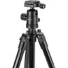 Barska AF12544 1/4 3/8 Ball Joint Tripod Head & Quick Release Mounting Adapter