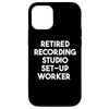 iPhone 12/12 Pro Retired Recording Studio Setup Worker スマホケース