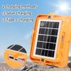 200W Rechargeable Magnetic Work Light Waterproof LED Outdoor Solar Flood Lights