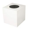 Acrylic lottery box (with blindfold, White, 20cm)
