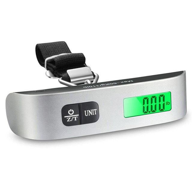 Portable Luggage Scale High Precision Travel Digital Hanging Scales With  Hook LCD Display 50kg 110lbs Electronic Fishing Weighs Weight Balance Tool  Weight Scale Suitcase Handheld Scale Baggage Digital Scale Perfect for  Travel
