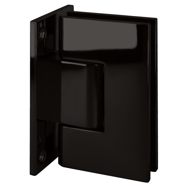 CRL V1E3370RB Polishedh. Vienna 337 Adjustable Wall Mount Full Back Plate Hinge