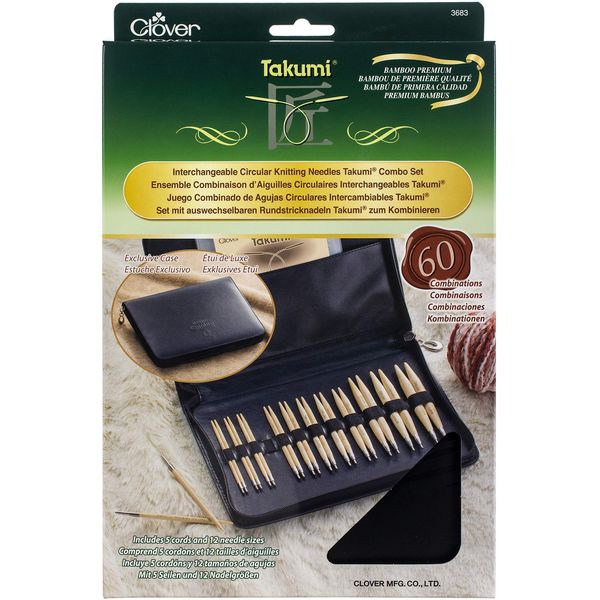 Clover Takumi Combo Interchangeable Circular Knitting Needles