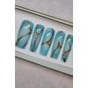 Press On Nails Jelly/Aurora Chrome/XXL Square long length
