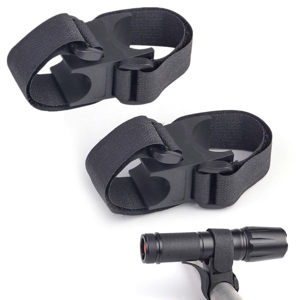 Cbhoktyue 2 Pack Flashlight Scope Mount, Quick Release Flashlight Mount for Hunting LED Light Flashlight Scope Torch Laser Scope Sight Telescope, Diameter 18mm-25mm