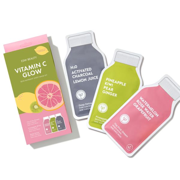 Vitamin C Glow Antioxidant Rich Sheet Mask Set