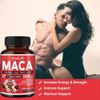 Organic Maca Root Capsules, Supports Energy, Mood,And Performance 120 Capsules