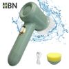 Electric Spin Scrubber, Cordless Power Cleaning Brush & Replaceable Brush Head