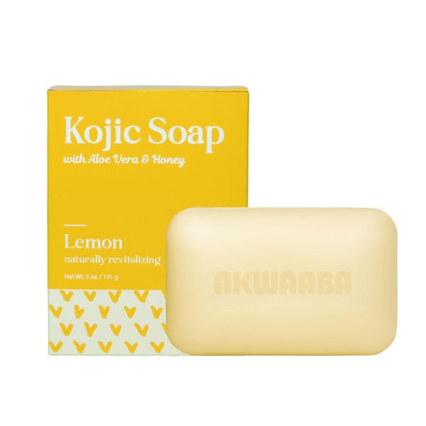 AKWAABA Kojic Acid with Lemon Soap Bar 5oz
