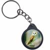 Ozorath Barn Owl Keyring Keychain Key Ring Chain With Trolley Coin