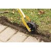 48" Wood Handle Sidewalk Edger Dual Tread Reversible Blade Pathway Grass Cutter
