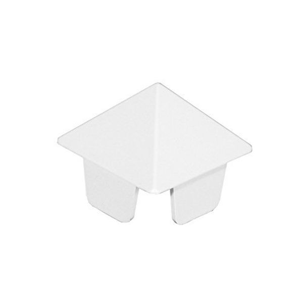 WEATHERABLES Vinyl Picket Fence Caps – White Vinyl Caps for a Distinct, Finished Look, Made for 1.5in x 1.5in Vinyl Picket Post (Square, 10 Pack)