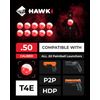 Hawki .50 Cal Pepper Balls for Paintball Guns 10 Pack