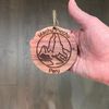 Cedar Ornament - Machu Picchu Peru