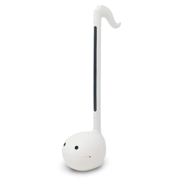 Otamatone Japanese Electronic Musical Instrument Portable Music Synthesizer from Japan by Maywa Denki Studio Award Winning, Educational Fun Gift for Children, Teens & Adults - White