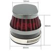 Ager Oval Power Filter Short Gun Meta x Red 50mm 4pcs