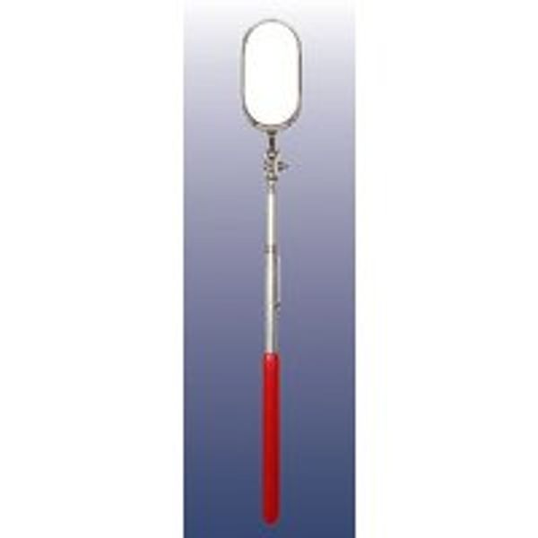 Inspection Mirror, Fixed Shaft, 8-1/2in.L