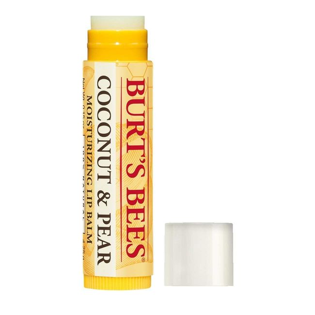 Burt's Bees 100% Natural Moisturizing Lip Balm, Coconut & Pear with Beeswax &...