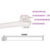 Szmsmy 31/33/35/37/39/41mm Fork Clip-on Handlebar CNC Riser Regular Handlebar (37, Silver)