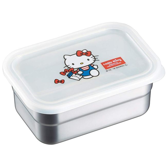 Skater STS6 Hello Kitty KT I'm Kitty Sanrio Stainless Steel Storage Container, 20.8 fl oz (580 ml)