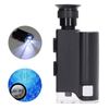 Pocket Microscope, 200x-240x Multifunctional Compact Portable Handheld Microscope UV Flashlight Wide Application ABS for Circuit Board Inspection