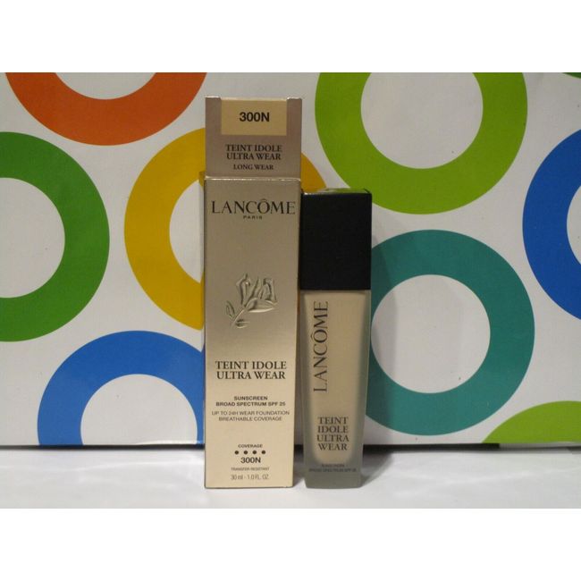 LANCOME ~ TEINT IDOLE ULTRA WEAR LONG WEAR FOUNDATION ~ # 300 (N) ~ BOXED