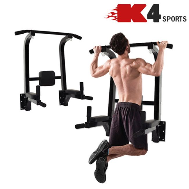 K4 Sports Body D K4-305 Chinning Dipping Attachable Iron Bar Household Indoor Deep Press Door Gym Pull-up Full Body Exercise Weight Fitness, Selected