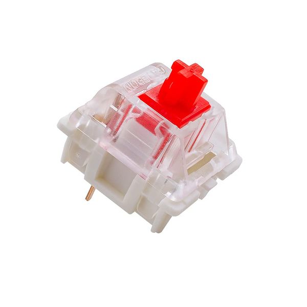 Gateron Red Mechanical Key Switch (Red Axis) 20 Pack (20 Pieces) | Linear Stroke Switch | 3 Pin | DIY Interchangeable Switch for Mechanical Gaming Keyboard (20PCS)