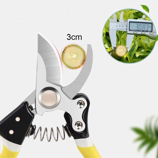 Garden Hand Pruner With SK5 Steel Blades Pruning Shear Garden Cutting Tools  For Tree Trimmers Orchard Shears